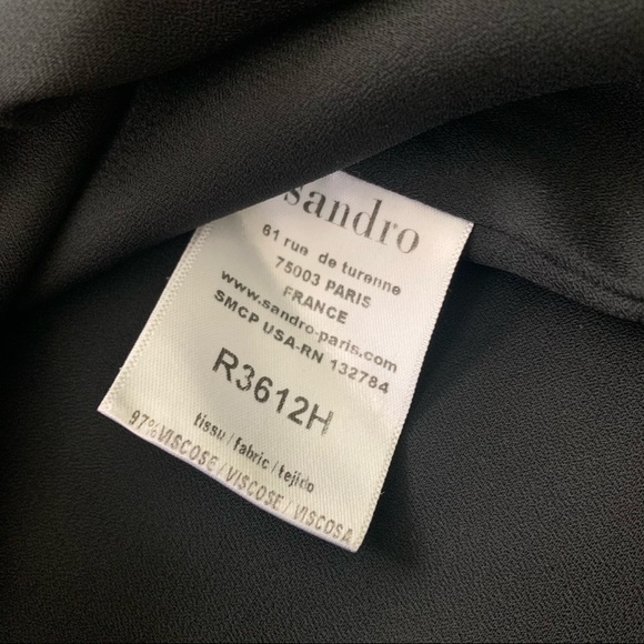 Sandro crew neck mini dress - Picture 6 of 11